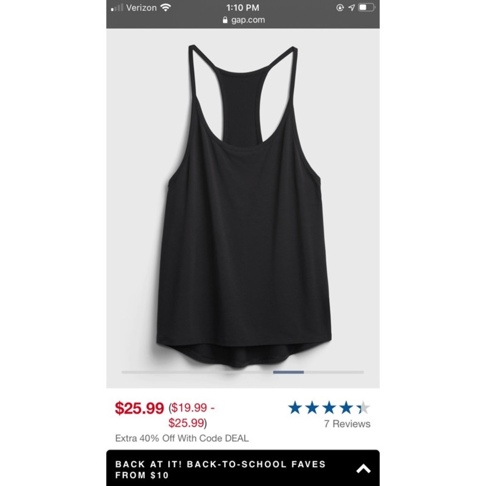 TWO Gap running tanks/yoga tops/active wear​